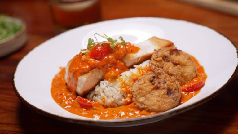 creole salmon from tryst