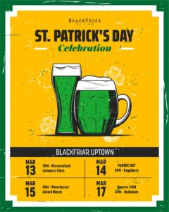 blackfriar pub st. patrick's day