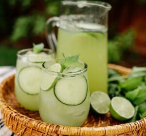cucumber limeade agua fresca