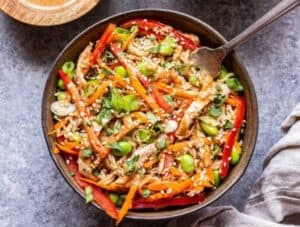 sesame chicken noodle bowl new