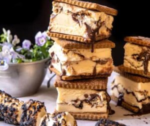 smores ice cream sandwiches smores ice cream sandwiches