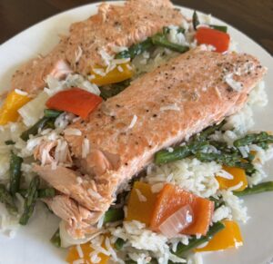 amy's salmon with rice and vegetables amy's salmon with rice and vegetables