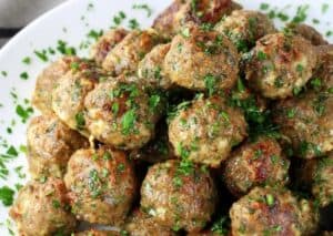 baked turkey meatballs baked turkey meatballs