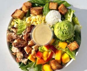 peach panzanella salad peach panzanella salad