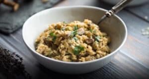 mushroom risotto from the lazy italian mushroom risotto from the lazy italian
